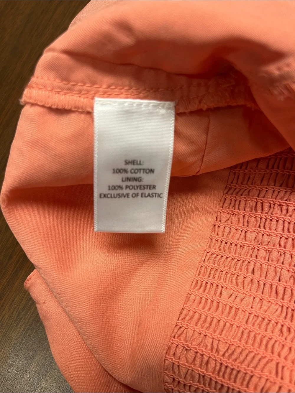 Joie 2-piece orange eyelet skirt and top set, size medium, new without tags